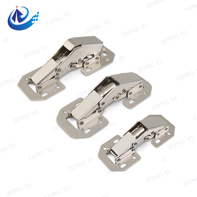 Glass Door Hinge နှင့် Surface Mount Hidden Spring Cabinet Hinge